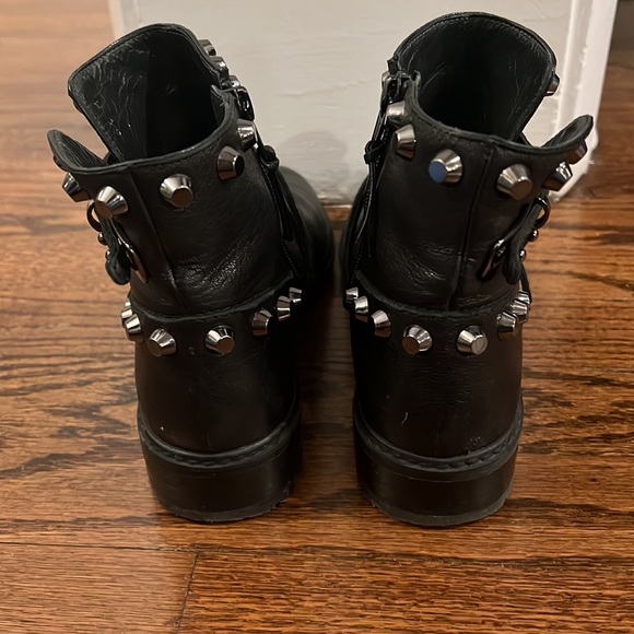 Go West Studded Leather Ankle Boots - Picture 5 of 9